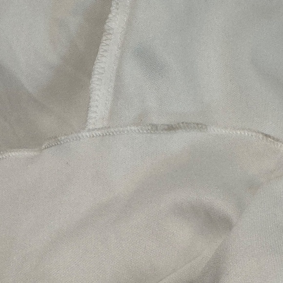 Say Yes to the Prom Juniors Embellished Strapless Cascade Gown Ivory Gold  SZ 7 - Picture 16 of 16